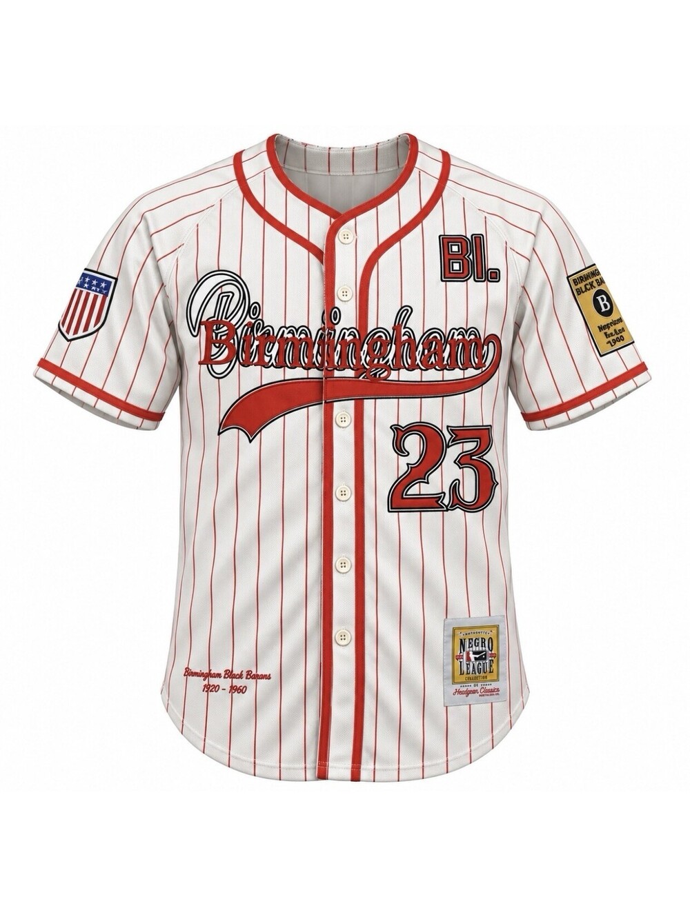 Headgear Classics Birmingham Black Barons #23 Baseball Jersey Men’s Small Read - Picture 1 of 7